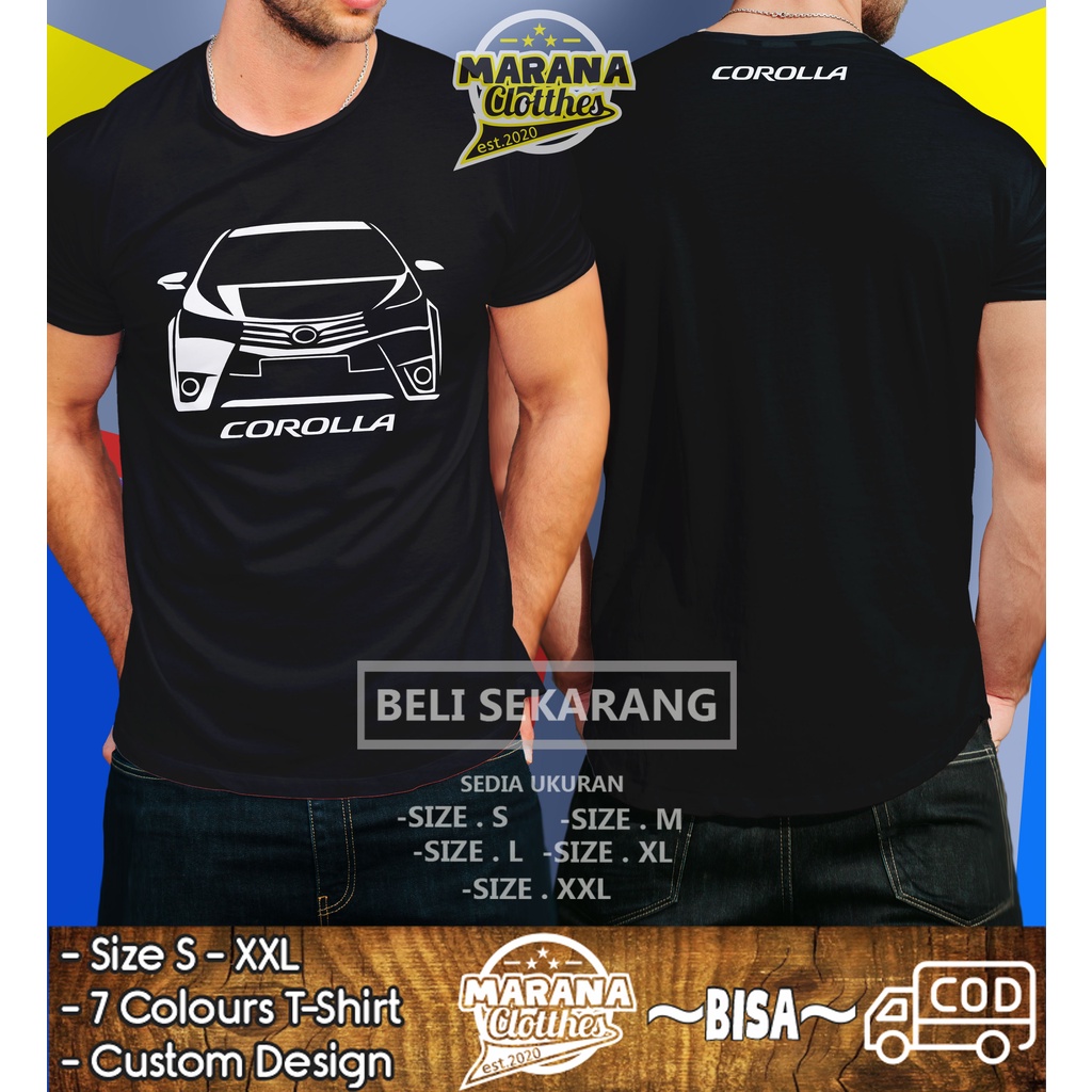 Kaos Mobil Toyota Corolla Altis Baju Otomotif