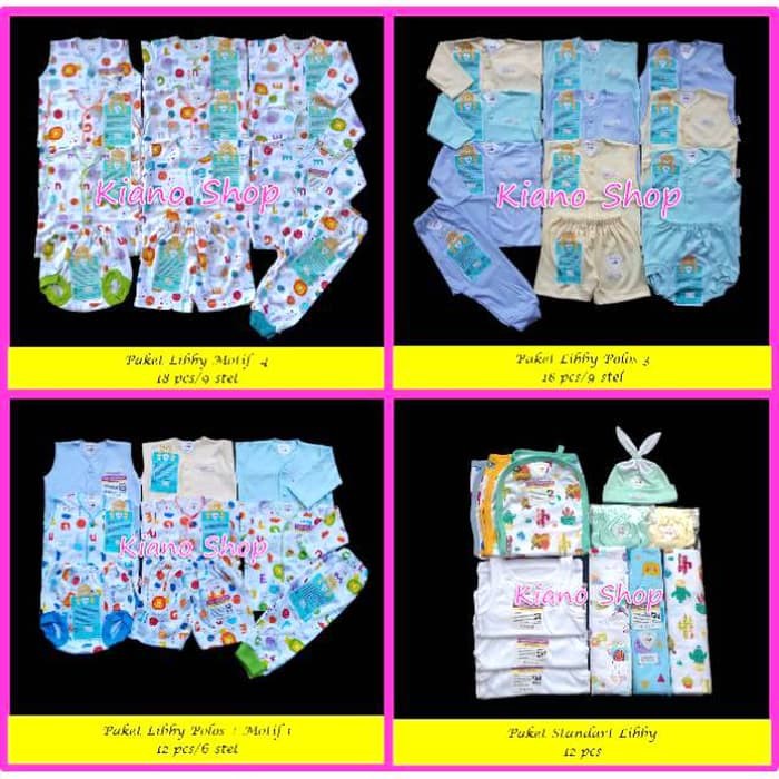 Lihat Detal Perlengkapan Bayi TERMURAH PAKET BAJU BAYI BARU LAHIR NEWBORN LIBBY - LIBBY SATU
