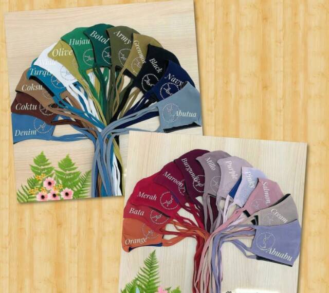 MASKER HIJAB SWAROVSKI ORI YODIZEIN