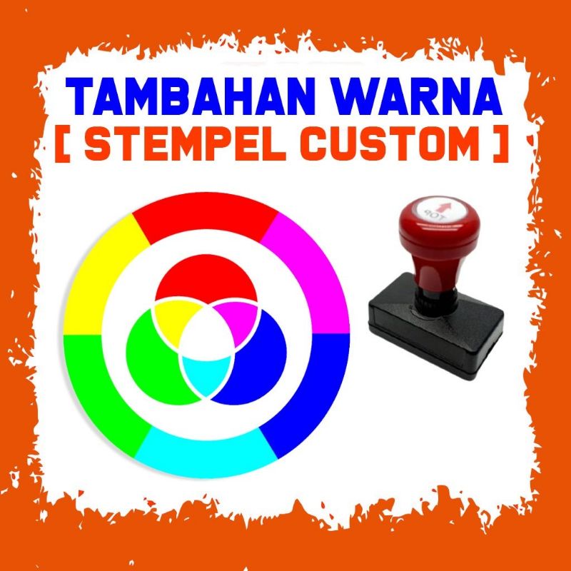 

Tambahan 2 Warna Tinta Dalam 1 Stempel