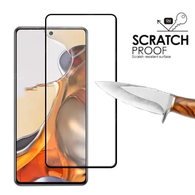 MI 11 LITE / 11T PRO / 11T TEMPERED GLASS FULL COVER TEMPERED FULL