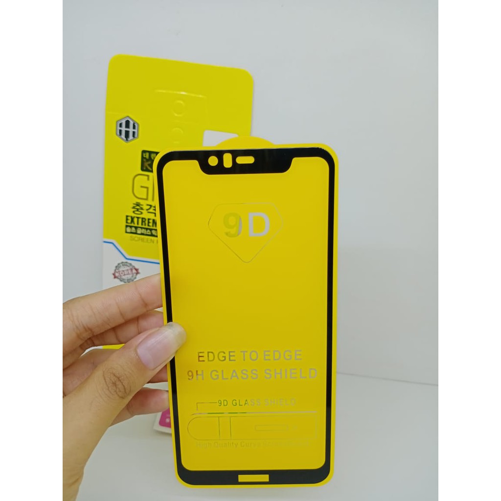 KOREAN Tempered Glass Nokia 5.1 Plus 5.86 inchi FULL SCREEN Guard Nokia X5 FULL GLUE Anti Gores Kaca