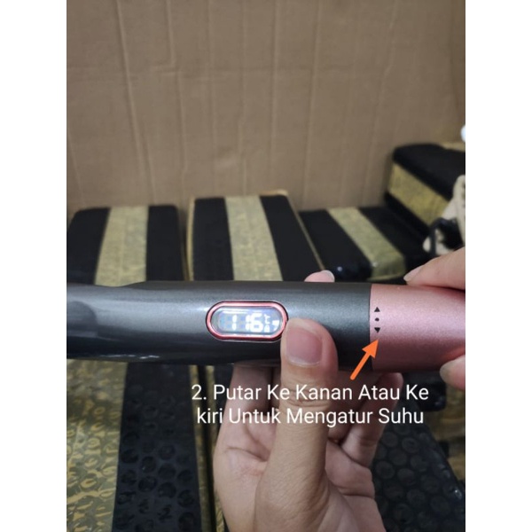 Catok Pelurus Dan Pengriting Rambut 2 in 1 40 Watt