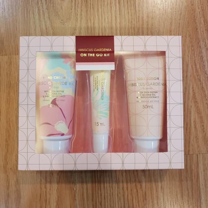 Hibiscus Gardenia On The Go Kit Gift Set Valentine Kado Ultah