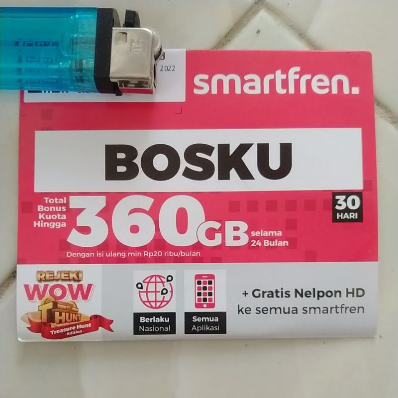 Perdana Smartfren Bosku 360gb Terlaris