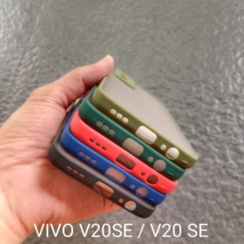 Case Vivo V20 SE . V20SE ( 4 model ) soft softcase softshell silikon cover casing kesing housing