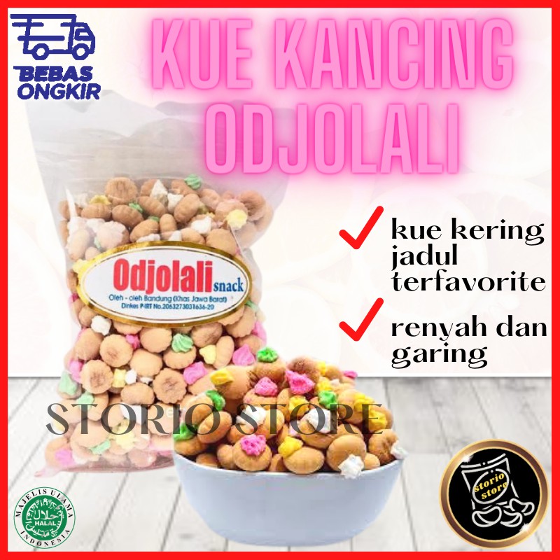 Kue Kancing Gemrose Kue Kering Gem Rose Cemilan Tradisional Jadul Odjolali Oleh- Oleh Khas Bandung