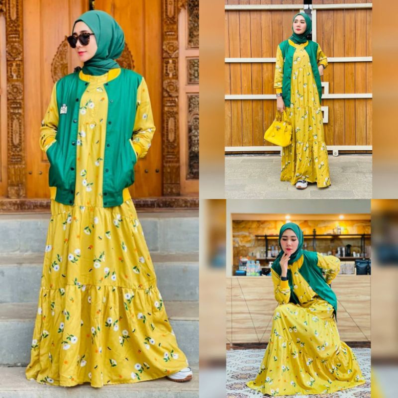 Gamis iner + blazer fyra Prod by Meera ori