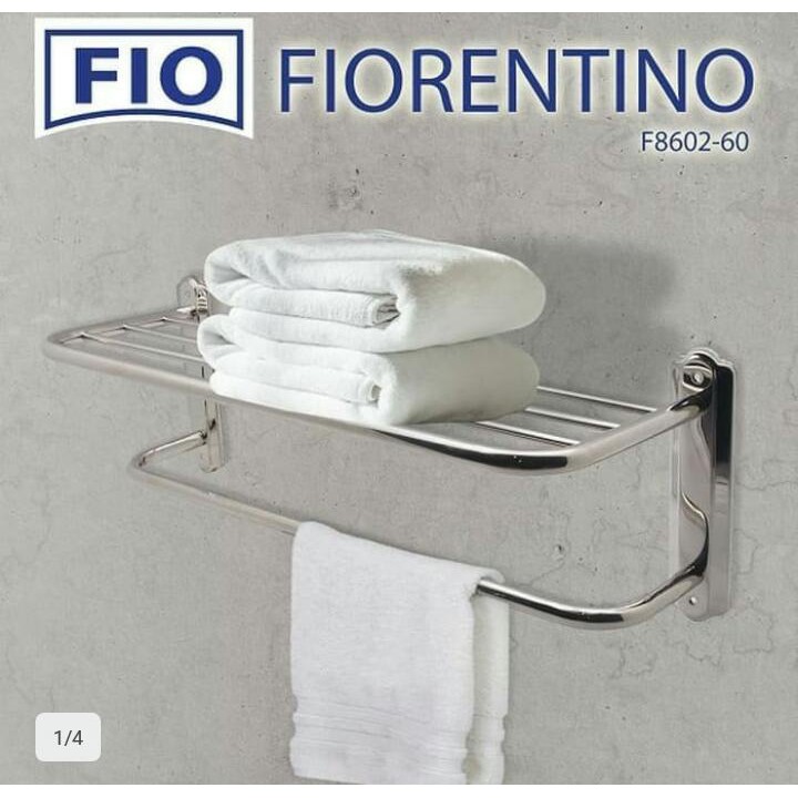 Rak Handuk 5Bar Stainless FIORENTINO 8602-Gantungan Handuk 5 susun FIO Rack Towel Hanger stenlis H01