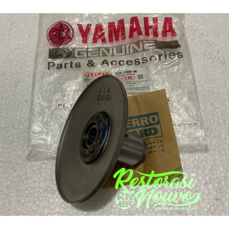 Sleding sheave Nouvo original yamaha 5LW puli cowok nouvo puli cowo nouvo 5LW-17660-00 pulley belaka