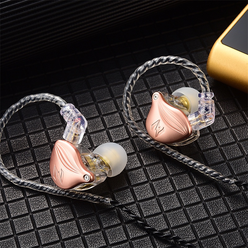 QKZ ZAX2 earphone HIFI BASS stereo music telfon Sport daily headset dengan mic original