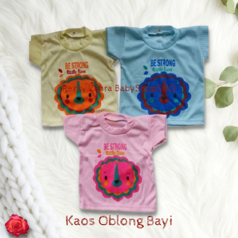 stengah lusin Kaos Oblong Bayi Ukuran M ( R.Z Collection