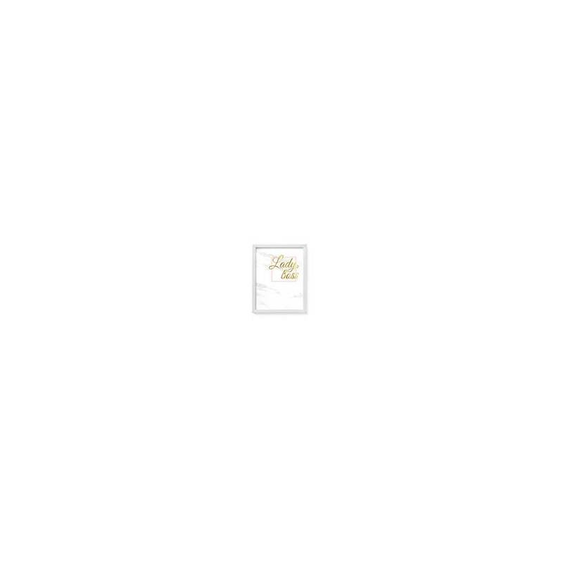 

JYSK Hiasan Dinding Wall Decoration 28X36CM Lady Boss Whiteframe