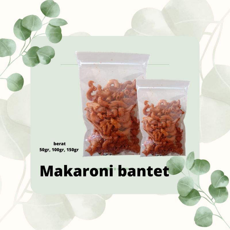 

(KERIPIK) Makaroni Bantet