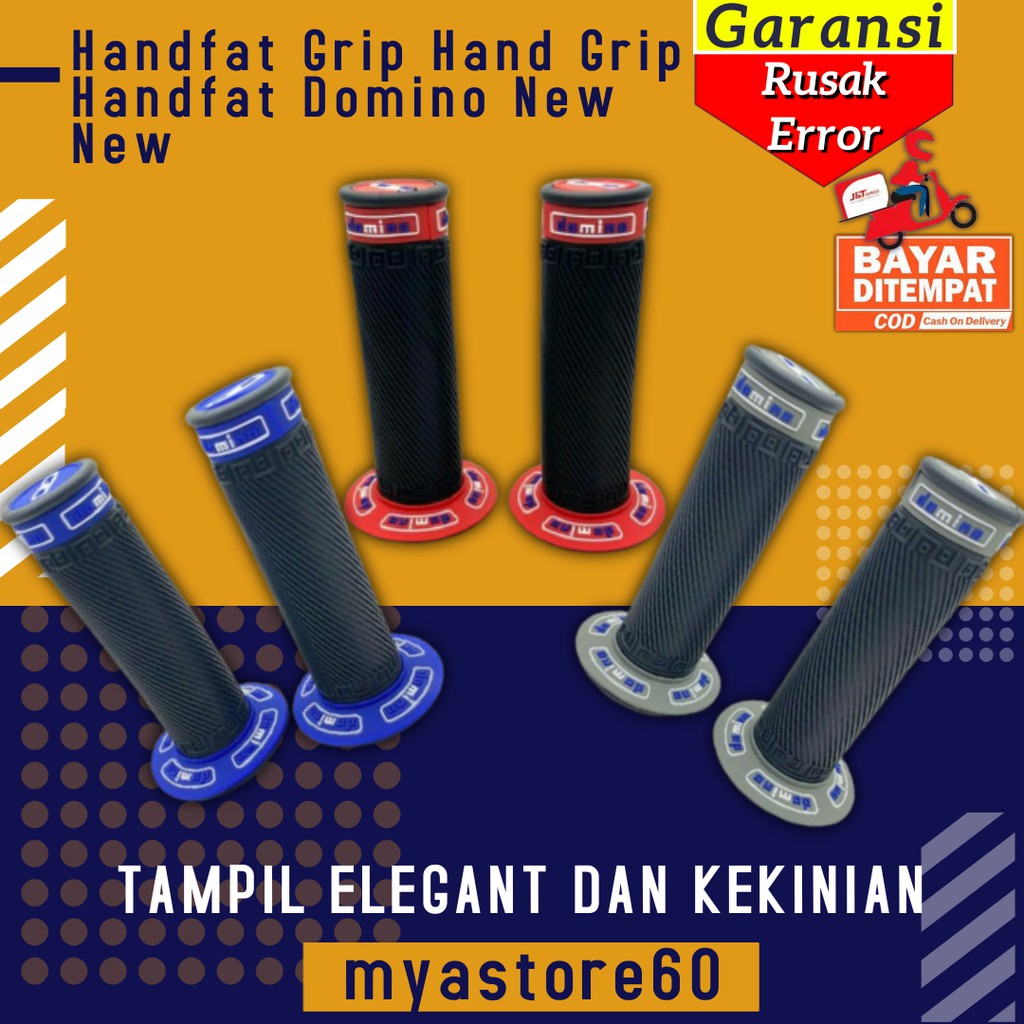 Handfat Handel Handle Pegangan Pelindung Karet Hand Grip Handfat Domino New Motor Variasi Domino ORI