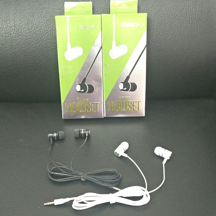 Headset Earphone Handsfree Original OPPO Extrabass Sound Model GR-02