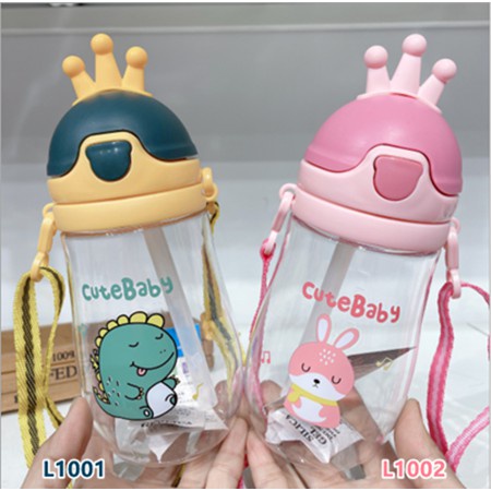 [SmallBell SHOP]BOTOL JERAMI ANAK / Botol Minum Bayi Sedotan Lucu Anak / Botol Kartun /Botol Minum Anak/Karakter Rabbit Bear Tutup Clip / Import / Botol Minum Bayi Gelas Anak Balita Training Cup Baby Viral