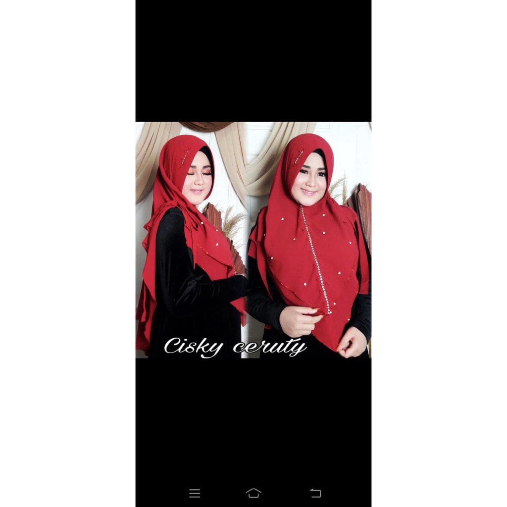 Jilbab Ori desvika murah ceruty babydoll