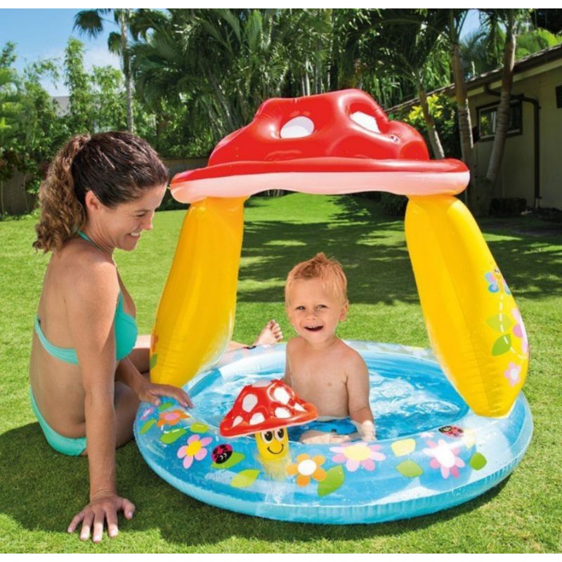 INTEX #57114NP Mushroom Baby Pool/ Kolam Renang Anak Bentuk Jamur