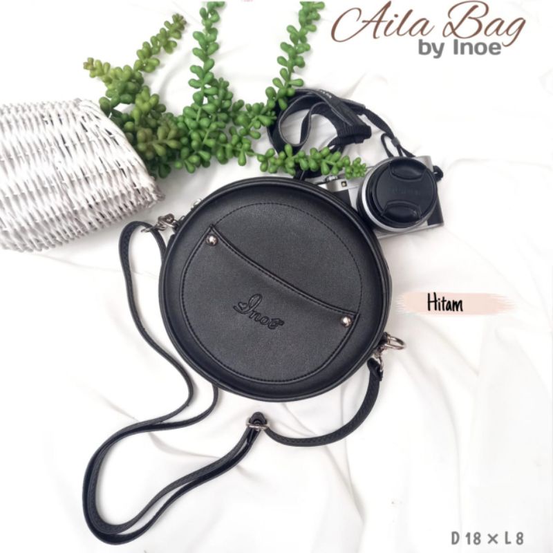 tas inoe aila bag || tas selempang wanita || tas bulat