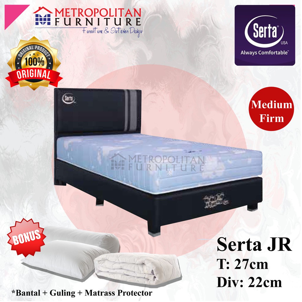Kasur Springbed SERTA JR Stand alone model Full Set