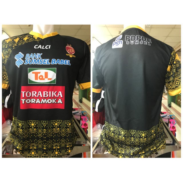 Terbaru  hitam Jersey sriwijaya third 2017/2018 grade ori official  Diskon