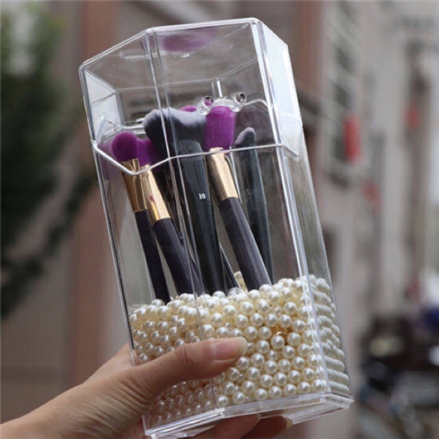 

Hexagon acrylic brush cAse