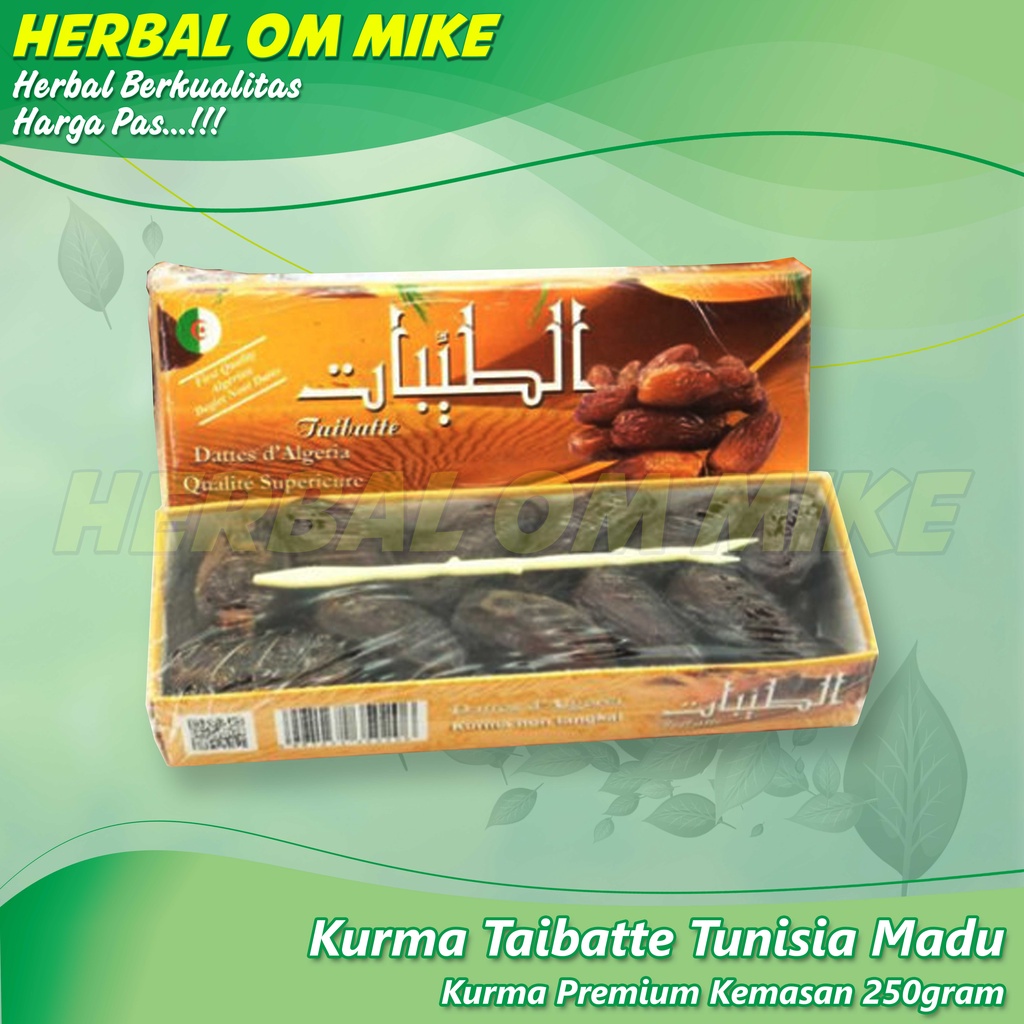 

Kurma Taibatte Tunisia Madu 250gram PREMIUM