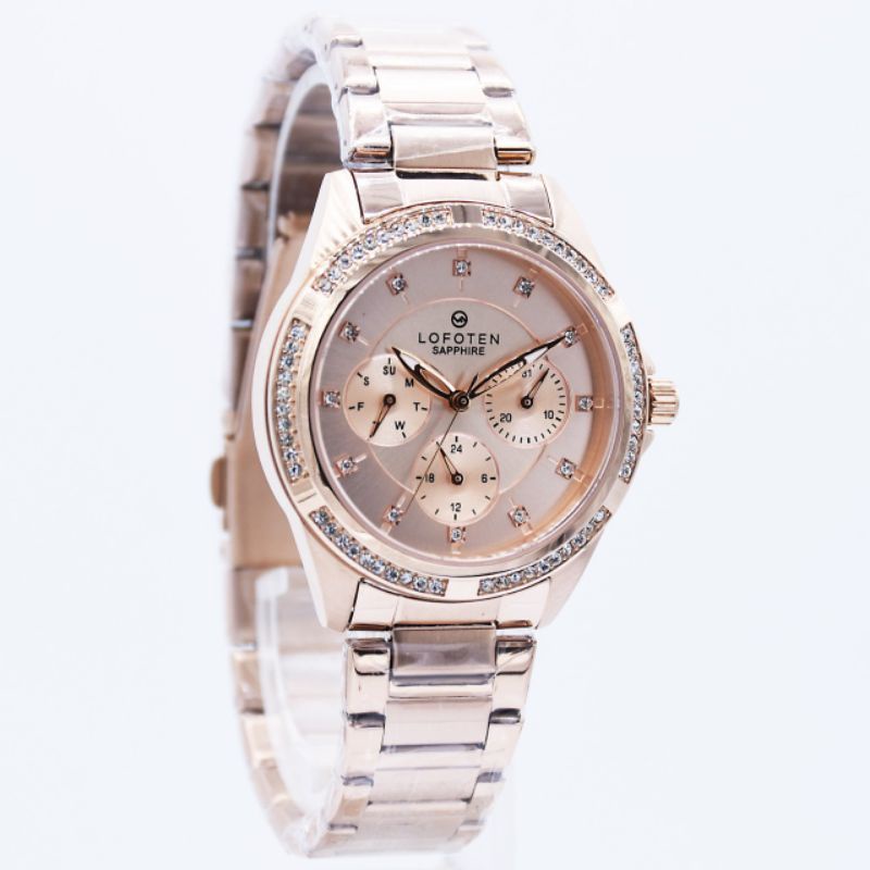 [ORIGINAL] 7 Variasi Jam Tangan Wanita Lofoten Shappire Chrono On Rantai