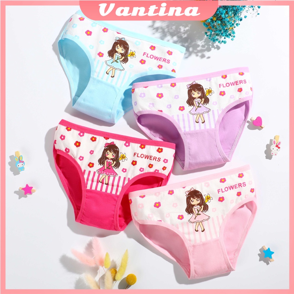 6 PCS JACK JUNIOR l CD KATUN 100 % celana dalam anak perempuan  segitiga  cewek panties  bahan katun 100 %