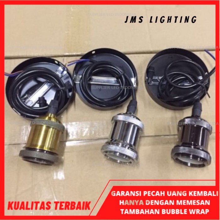 Fitting Lampu Gantung Vintage / Lampu Cafe Filamen Edison fiting E27 lampu hias cafe