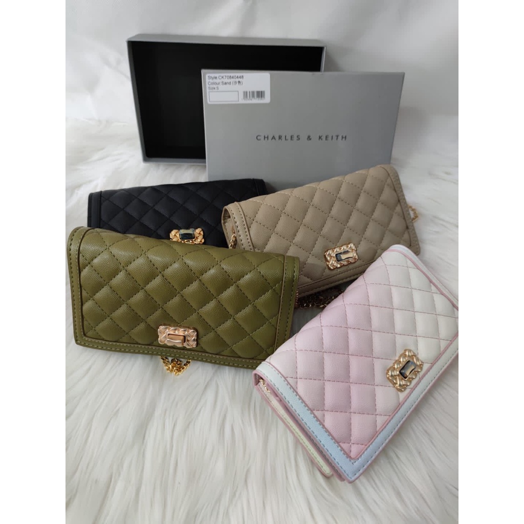 BAGSBUNNY15 • Tas wanita CNK 1148 micaela quilted phone pouch free box CK