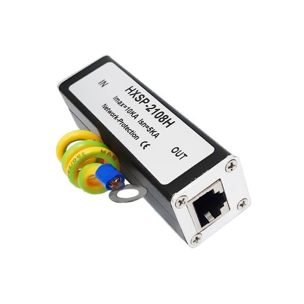 Ethernet Surge Lightning Protection Device LAN RJ-45 Pengaman Petir Arrester