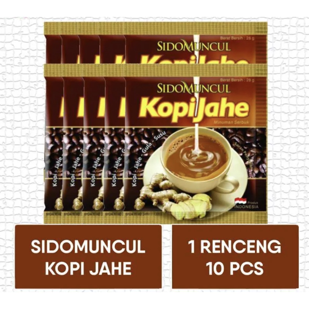 Sidomuncul Kopi Jahe 10's / pack