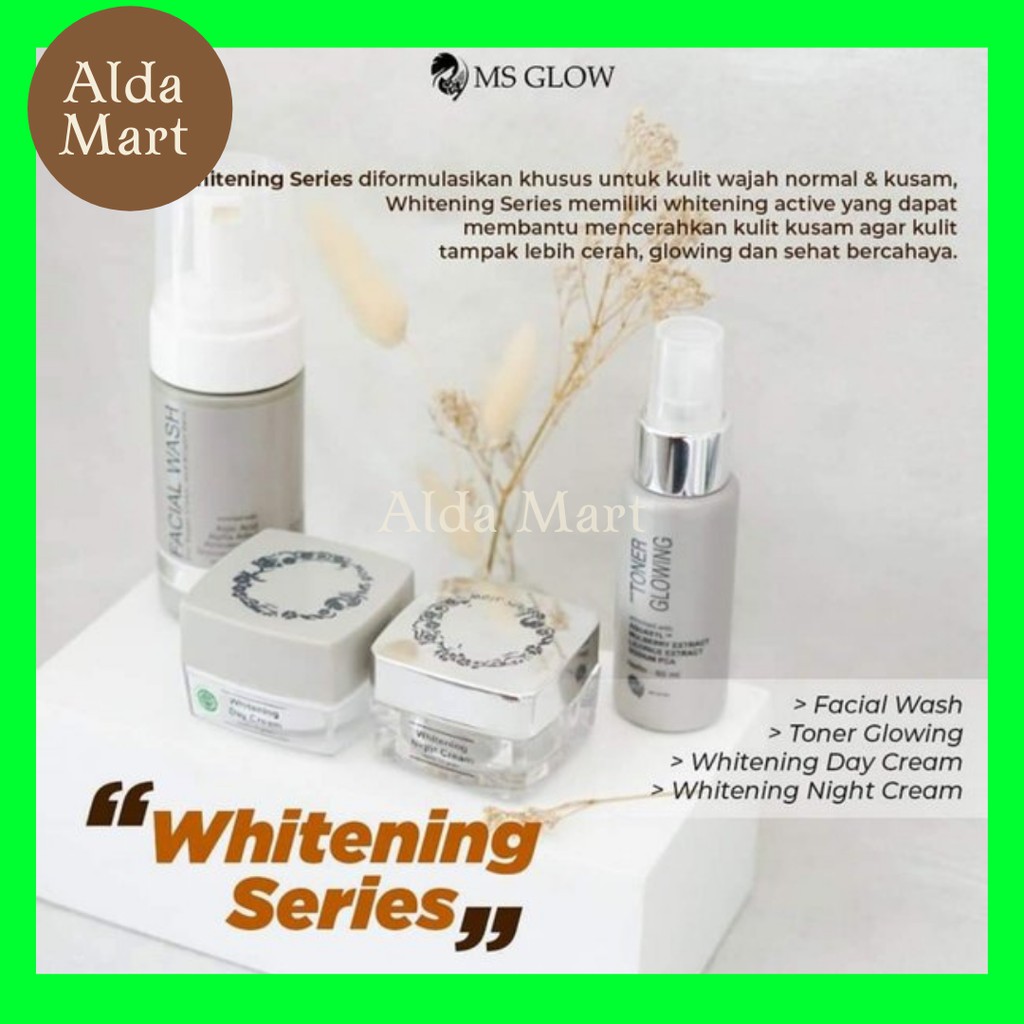 ✿ALDA MART✿  Ms Glow Paket Whitening | Paket Acne Series | Eceran | Original