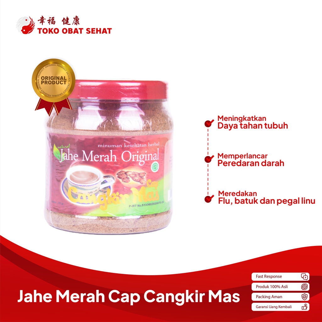 JAHE MERAH ORIGINAL minuman kesehatan herbal