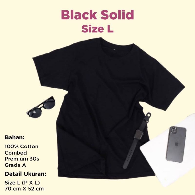 Kaos Polos Distro / Kaos Polos Hitam