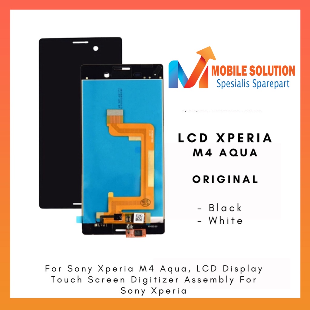 Grosir LCD Xperia M 4 Aqua ORIGINAL 100%  Fullset Touchscreen Garansi 1 Bulan + Packing / Bubbel