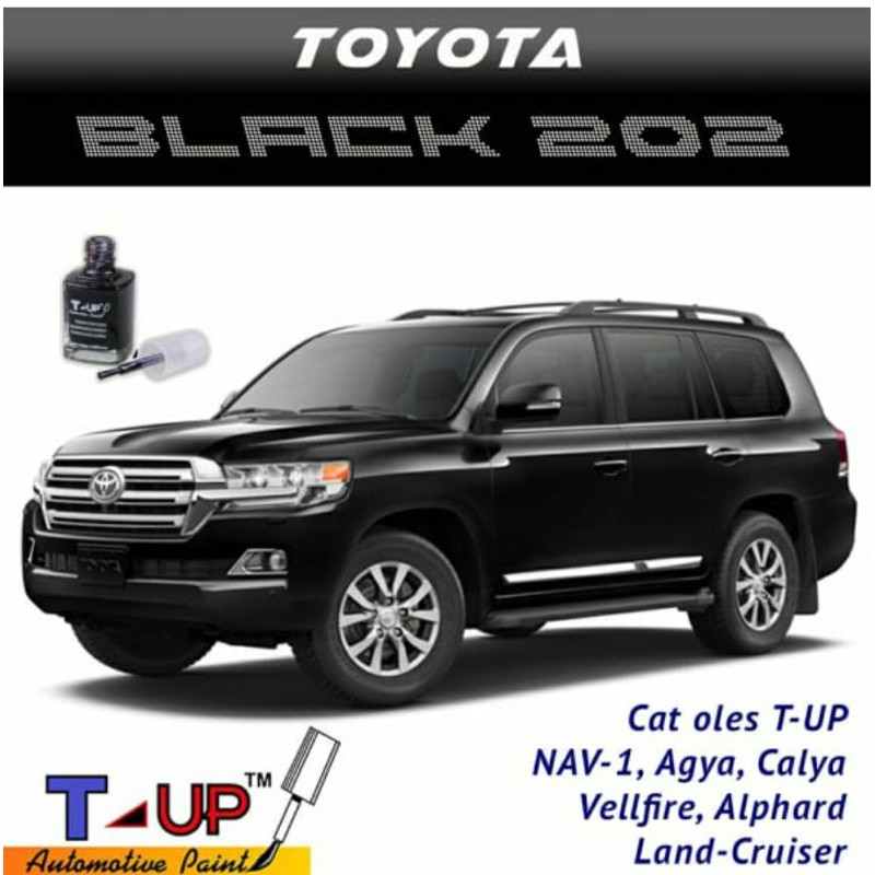 T-UP CAT OLES TOYOTA BLACK SOLID 202 CONTOH CAT BACK SOLID TOYOTA CAT HITAM TOYOTA AGYA CALYA  NAV1