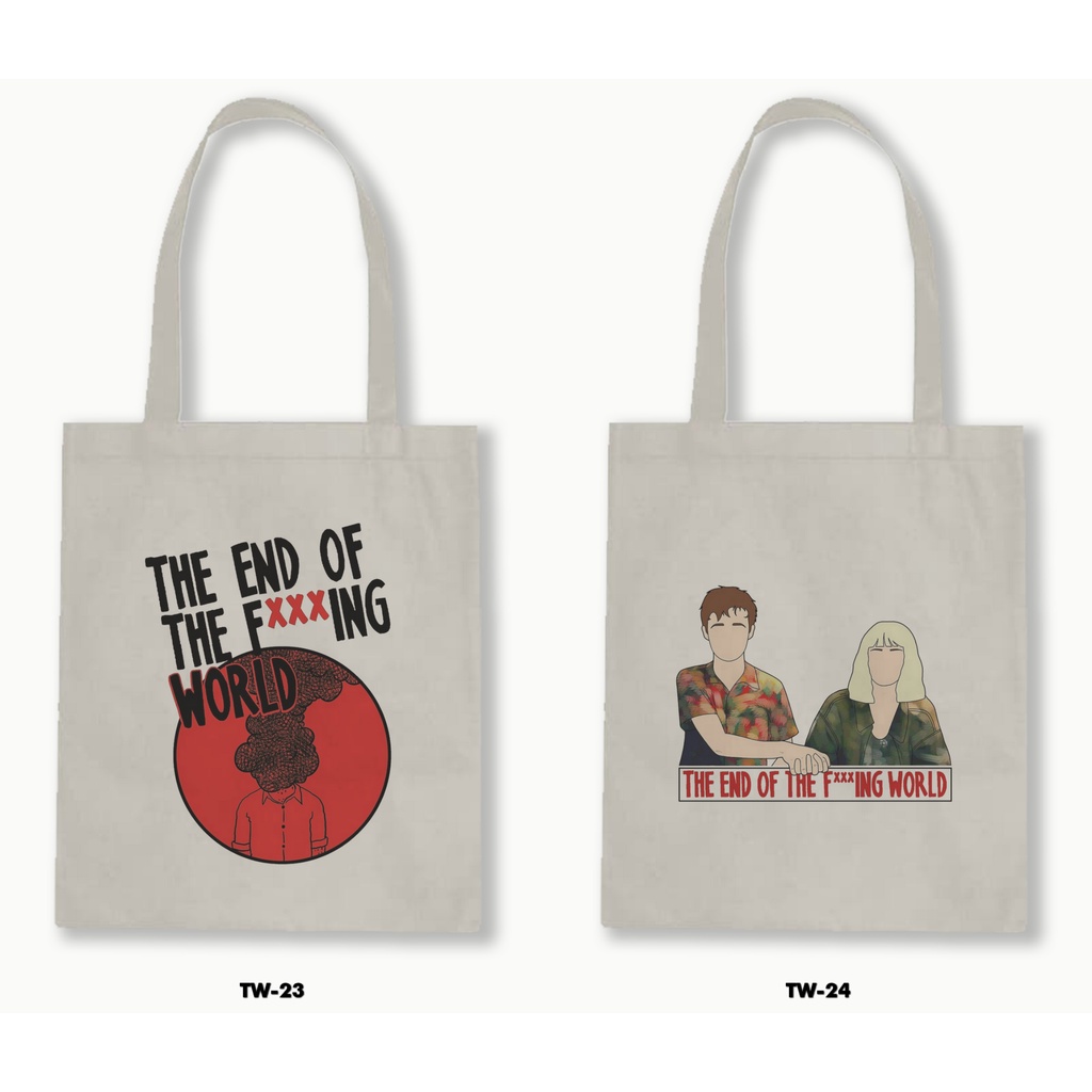 TOTE BAG BLACU - THE END OF THE F***ING WORLD 2