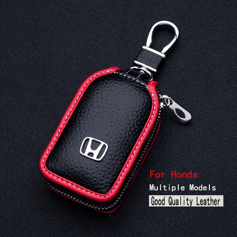 Honda Leather Key Holder Cover Smart Key For City HRV BRV JAZZ CRV ACCORD CIVIC in stock