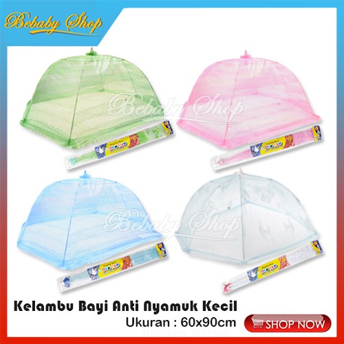 Kelambu Bayi Murah Anti Nyamuk Kojong 60×90cm Kecil Small Warna Warni