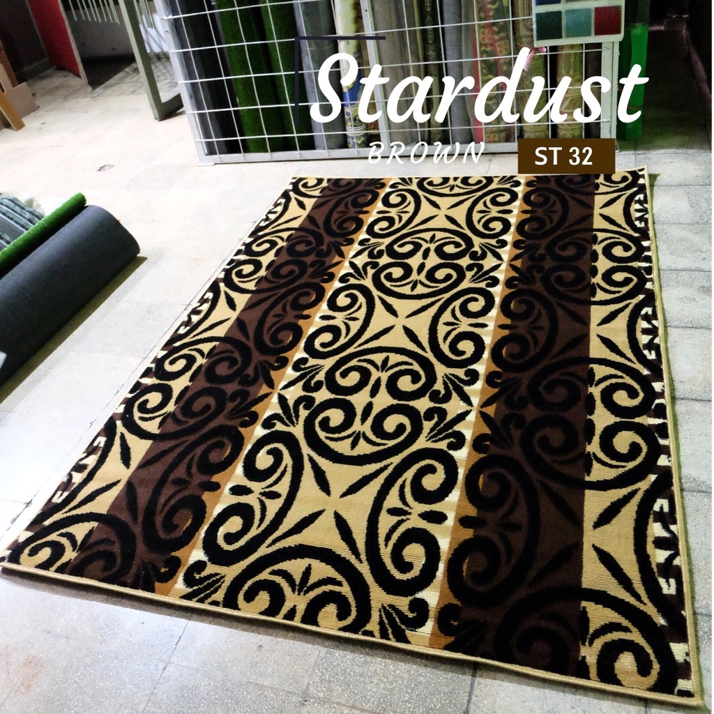 STARDUST Karpet Lantai 155x210 ST32 Brown-1