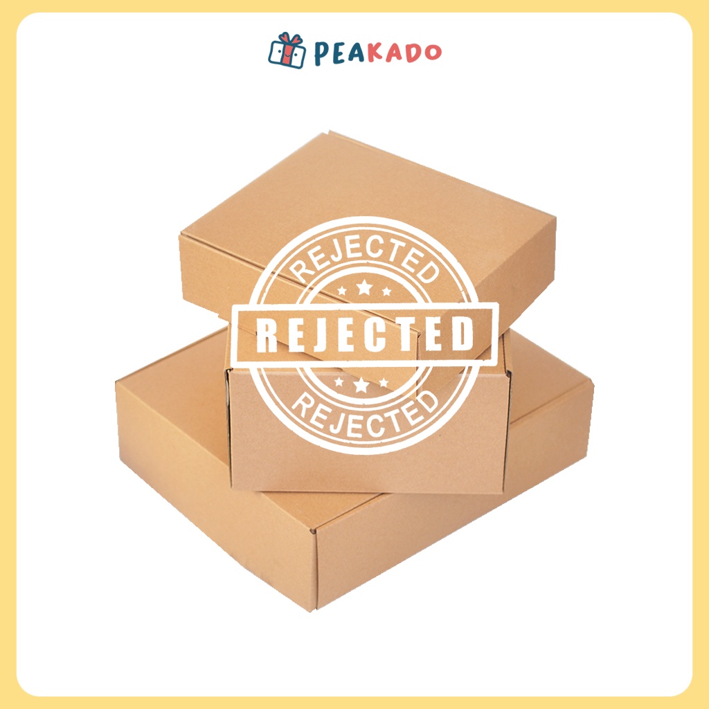 Dus Kemasan Packaging Kotak Kardus Polos Hampers Corrugated Box Pizza Diecut Pembungkus Kado Packing Reject