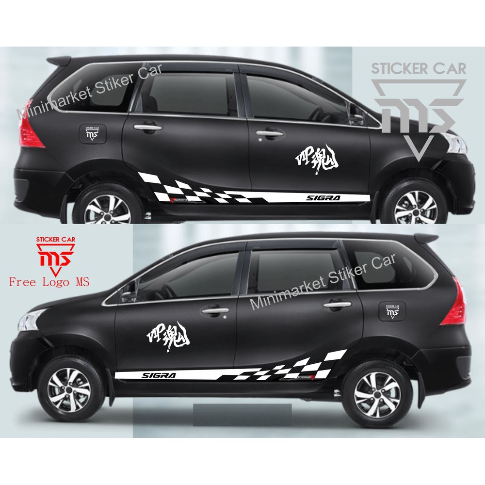 PROMO STIKER SIGRA STICKER SIGRA CUTTING STICKER MOBIL DAIHATSU SIGRA Shopee Indonesia