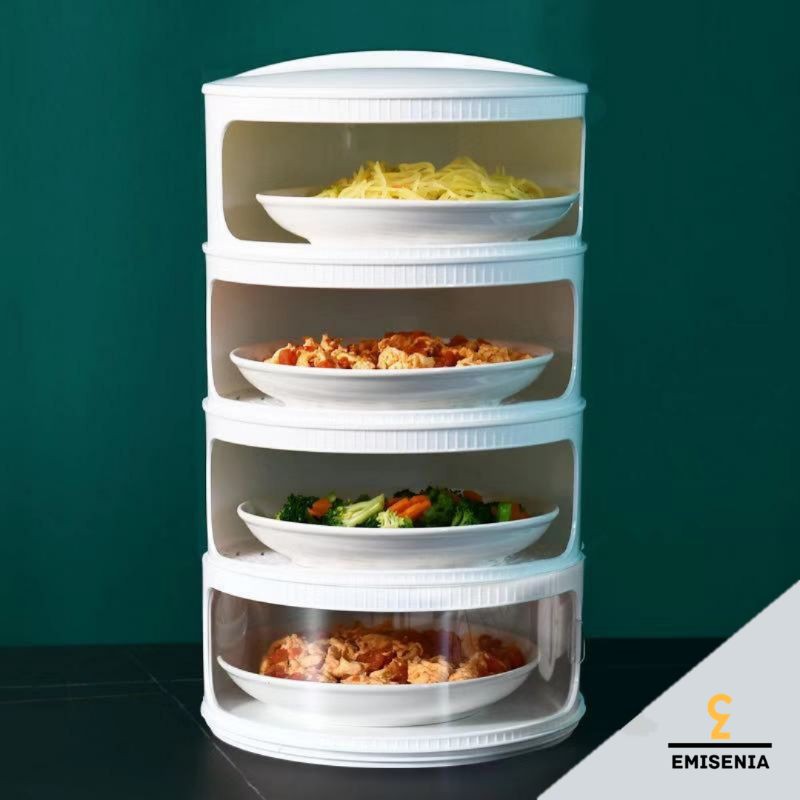 Tudung Saji 4 Susun / Tempat Penyimpanan makanan / Rak 4 susun makanan