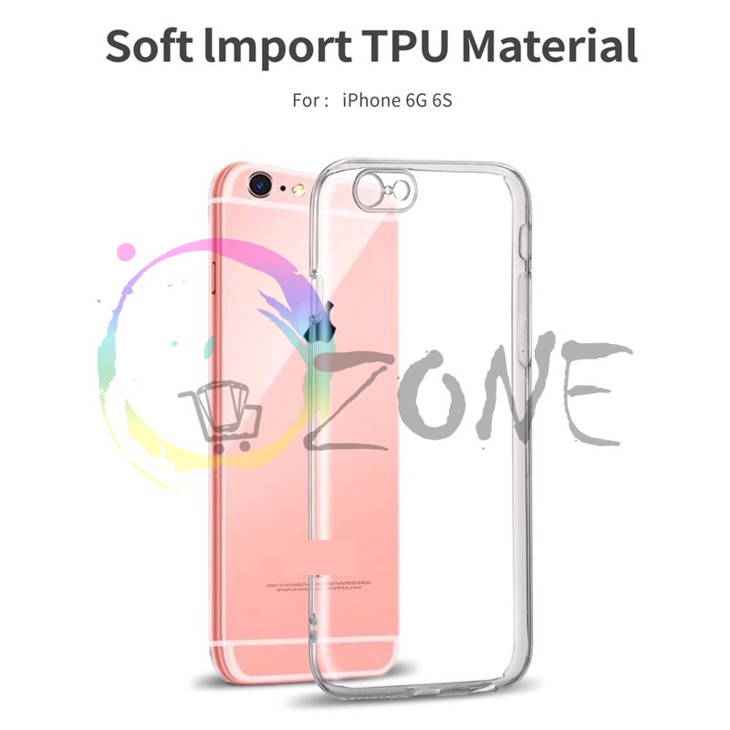 SOFTCASE TRANSPARAN 6G - 6S PREMIUM CLEAR SOFT CASE