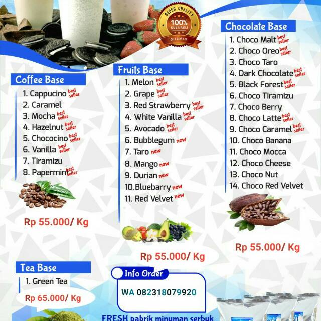 

FRESH DRINK VARIAN KOPI