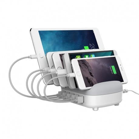 ORICO DUK-5P 5Ports USB Smart Charging Station with Phone&amp;Tablet Stand