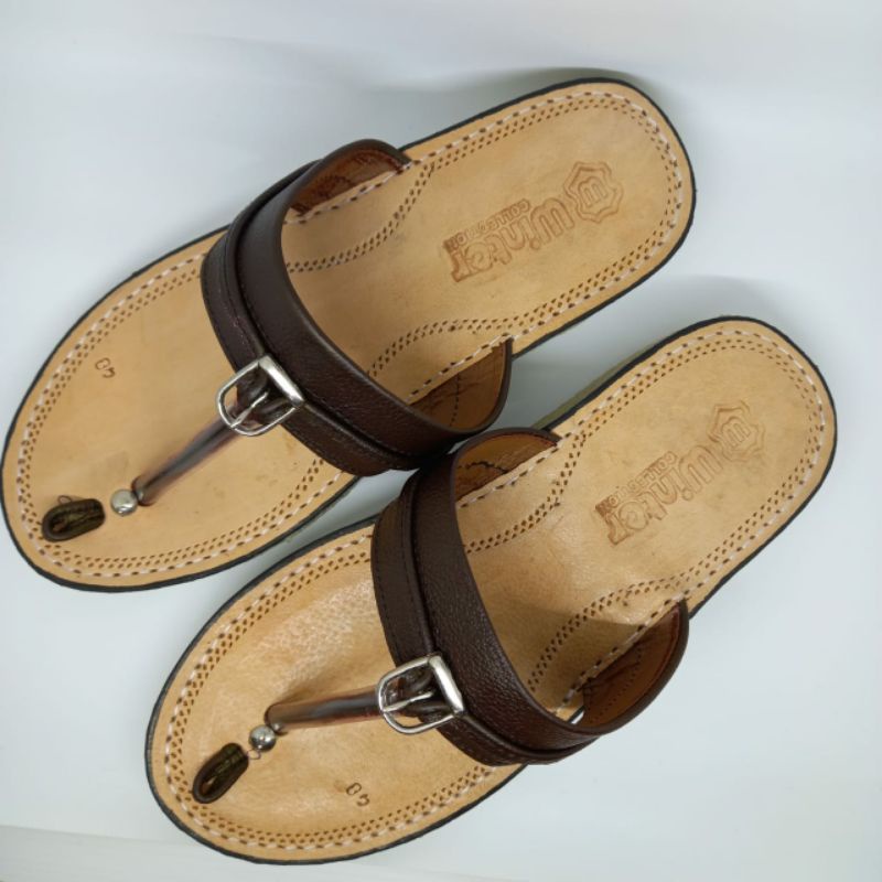 Sandal Tarumpah Pria Kulit Asli / Sandal Tarumpah Khas Tasikmalaya